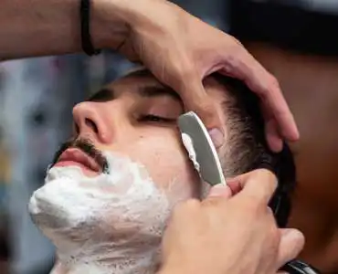 メンズシェービングの画像